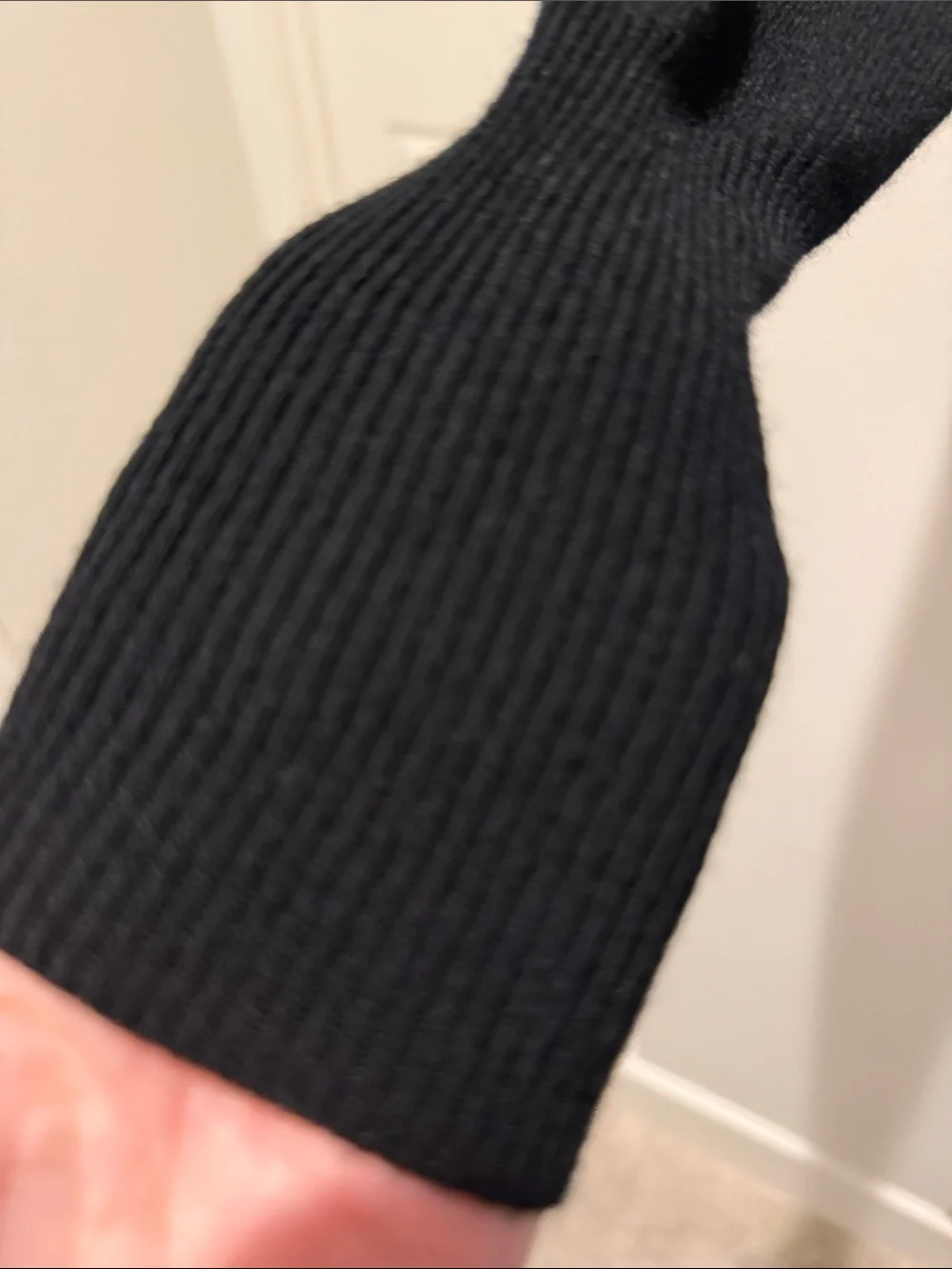 J. Crew Black Cashmere Turtleneck Slimfit Classic Sweater size XS